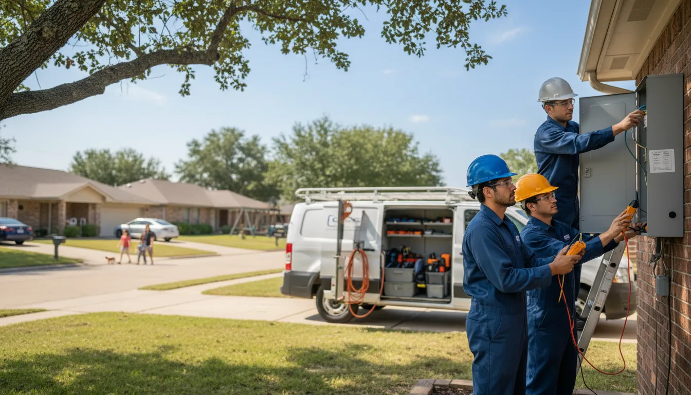 Certified electrician providing emergency electrical services in Friendly, WV